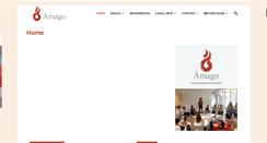Desktop Screenshot of amago.art.br