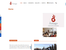 Tablet Screenshot of amago.art.br